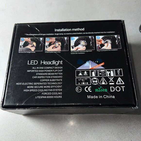 H1 LED Auto Headlight Bulbs Bright White Beam Replacement - Picture 7 of 7